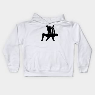 Tyler Elison (OW! Man (Black/White) Kids Hoodie